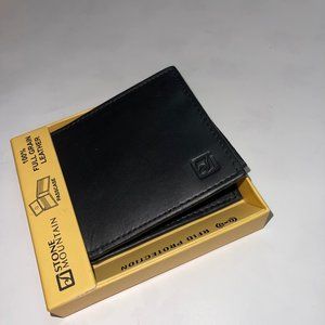 STONE MOUNTAIN, Men's RFID, Full Grain Leather Wal